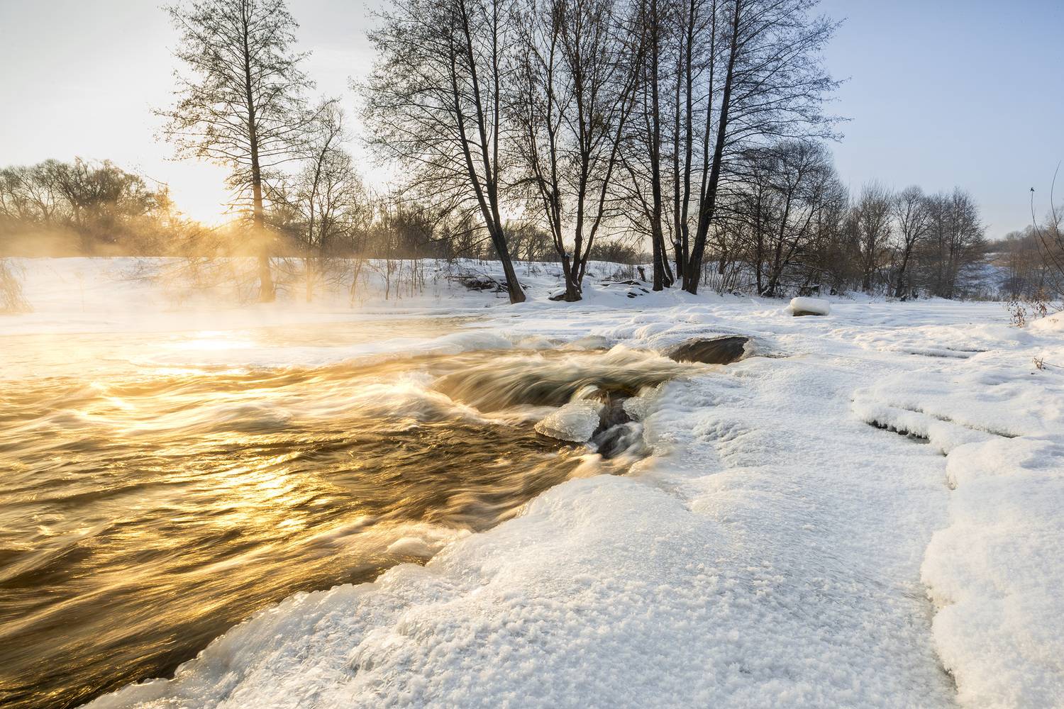 пейзаж, природа, река, зима, nature, wildlife, canon, Пронин Денис