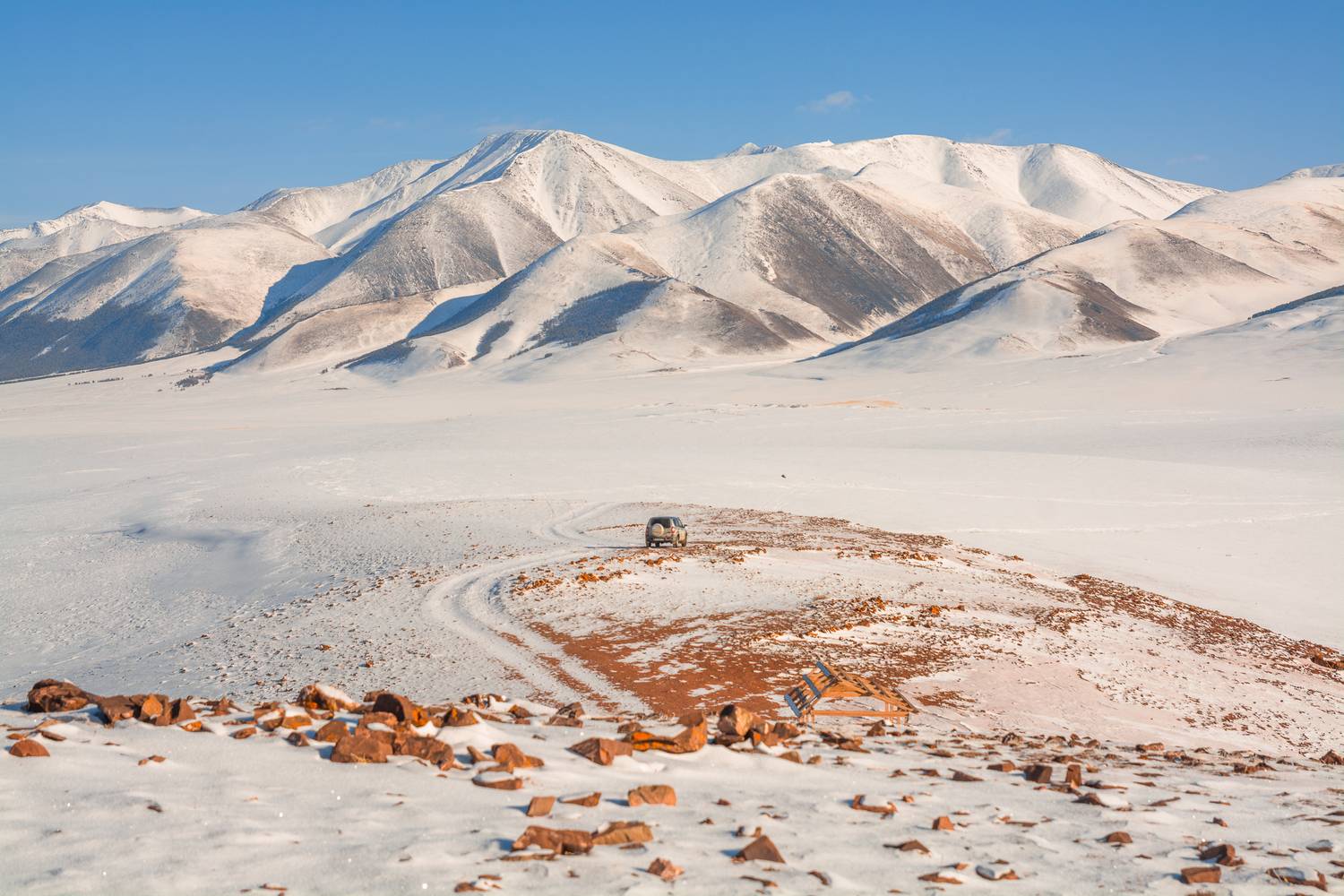 россия, горный алтай, зима, январь, Андрей Поляков