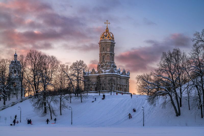 Зимние забавы в Дубровицах фото превью