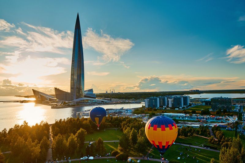 санкт-петербург, лахта центр, мечтать-летать, воздухоплавание Фестиваль воздухоплавания «Мечтать! Летать!» в Санкт-Петербурге фото превью