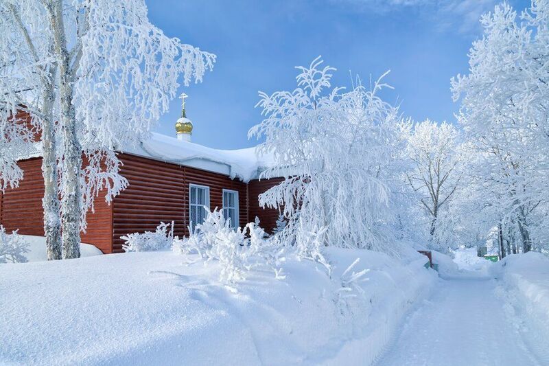 Храм, Рождества, Пресвятой, Богородицы. Ключи, Камчатка. Светлый путь. фото превью
