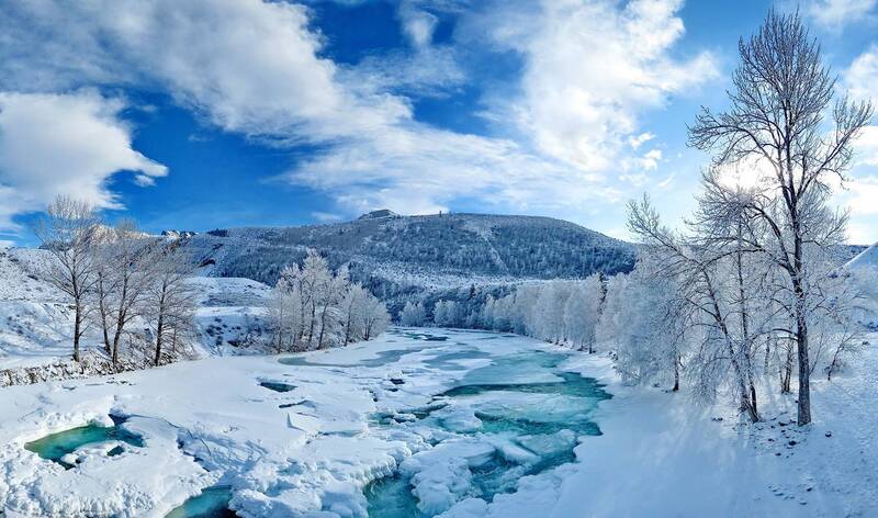 алтай Зимний пейзаж. Алтай фото превью