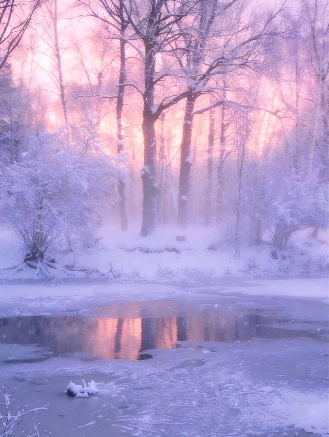 пейзаж, landscape, nature, природа, зима, winter, sunset, закат, лес, forest, Julia Kaissa