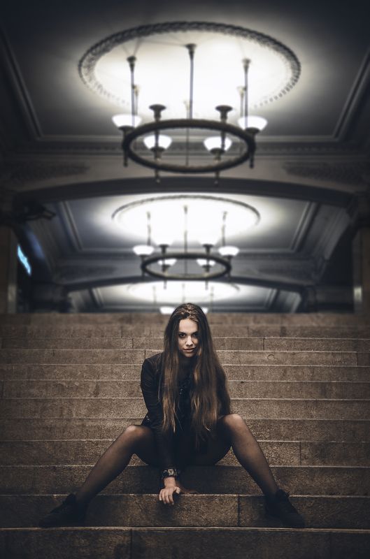 Girl, Mood, Portrait, Subway, Жанровый портрет, Метро, Портрет Desire фото превью