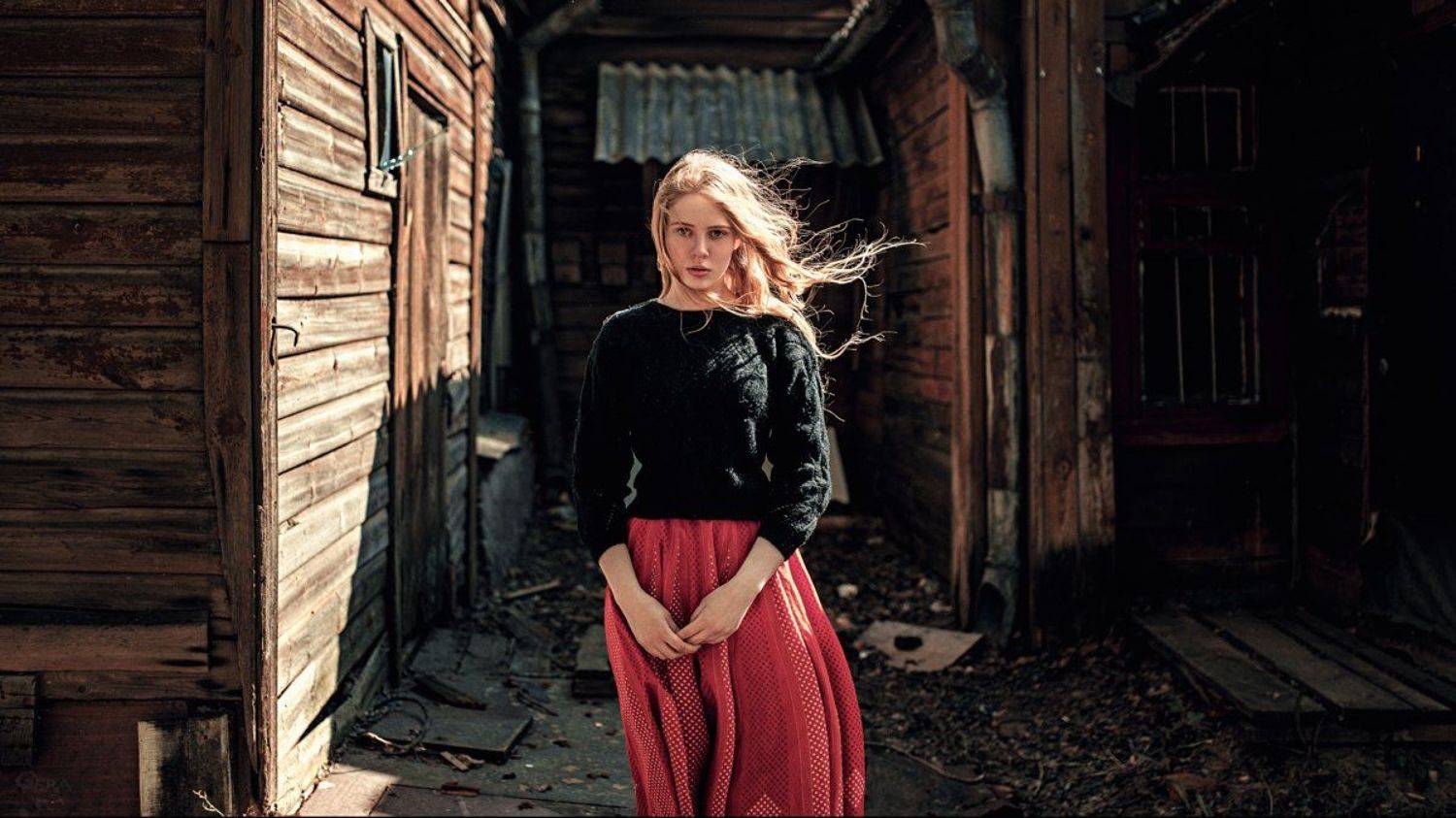 Mood, Portrait, Wind, Ветер, Настроение, Портрет, Георгий Чернядьев