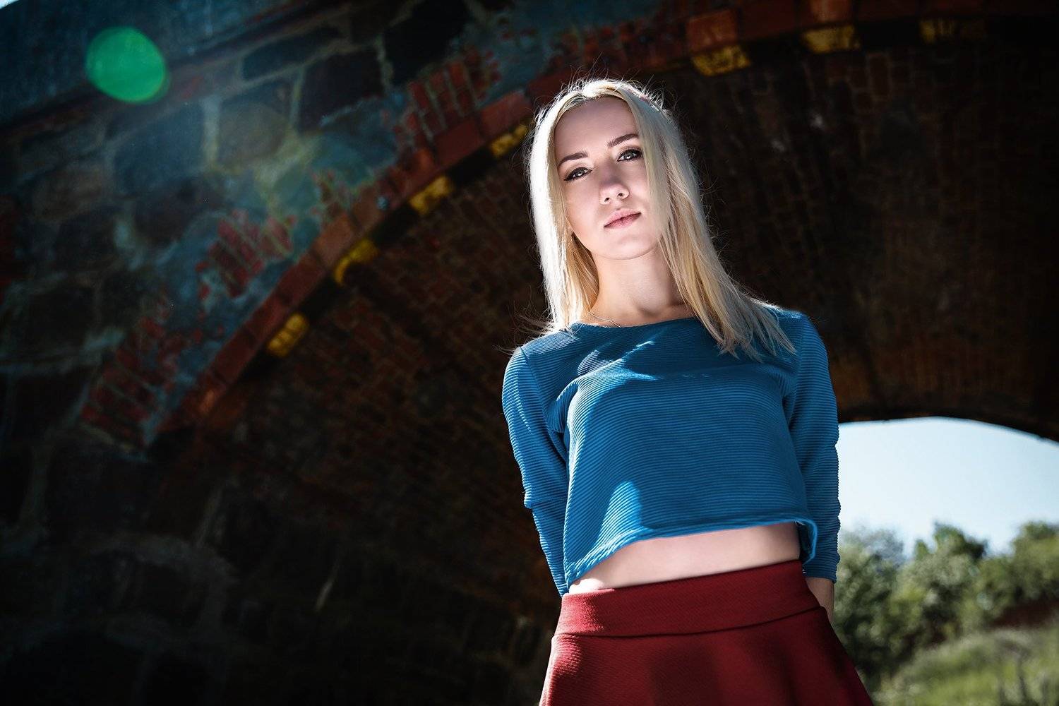 Bridge, Girl, Portrait, Владимир Галяк