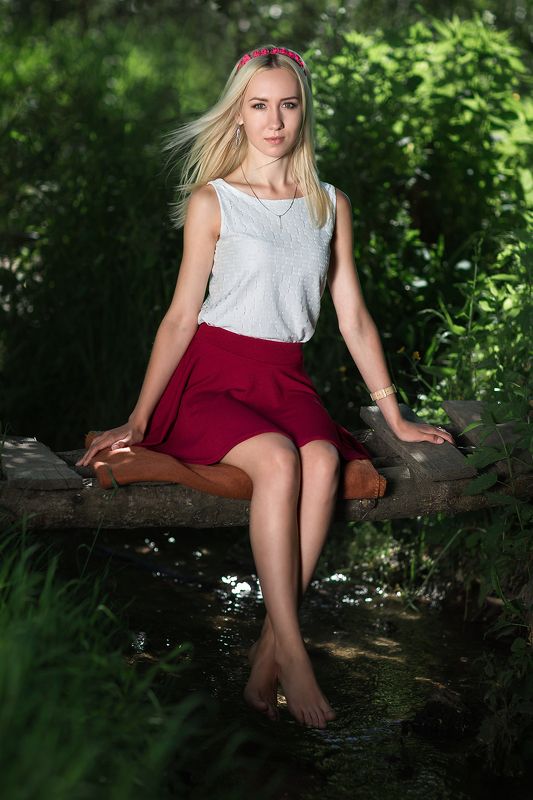 Bridge, Girl, Portrait Ekaterina фото превью