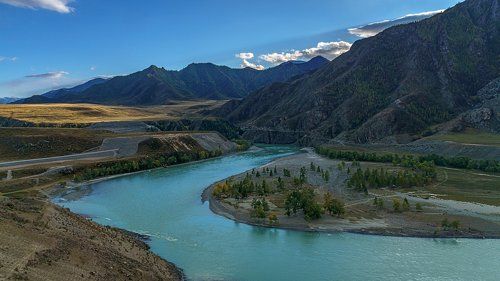 На высоком берегу... 