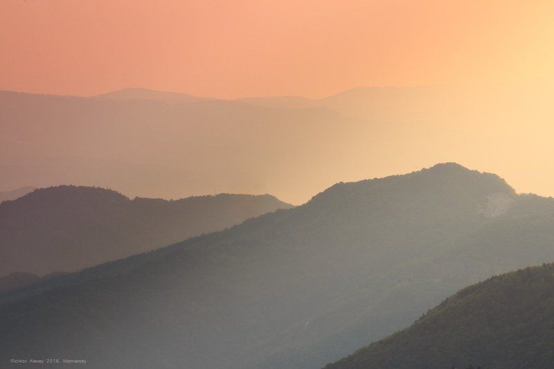 карпаты, горы, вечер, свет,  Игра теней фото превью