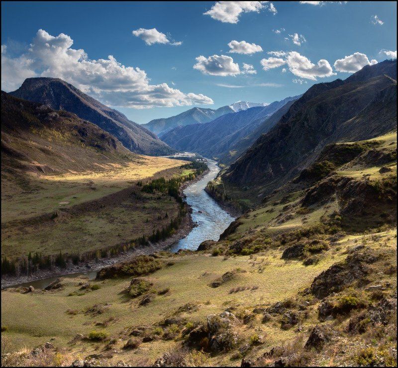 Алтай, Вечер, Горы, Катунь, Утро, Ярославский Виталий Катунь-Река фото превью