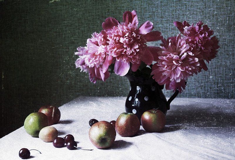 натюрморт с пионами фото превью