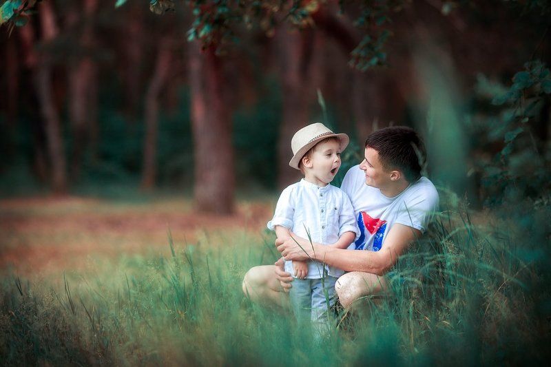 с папой фото превью