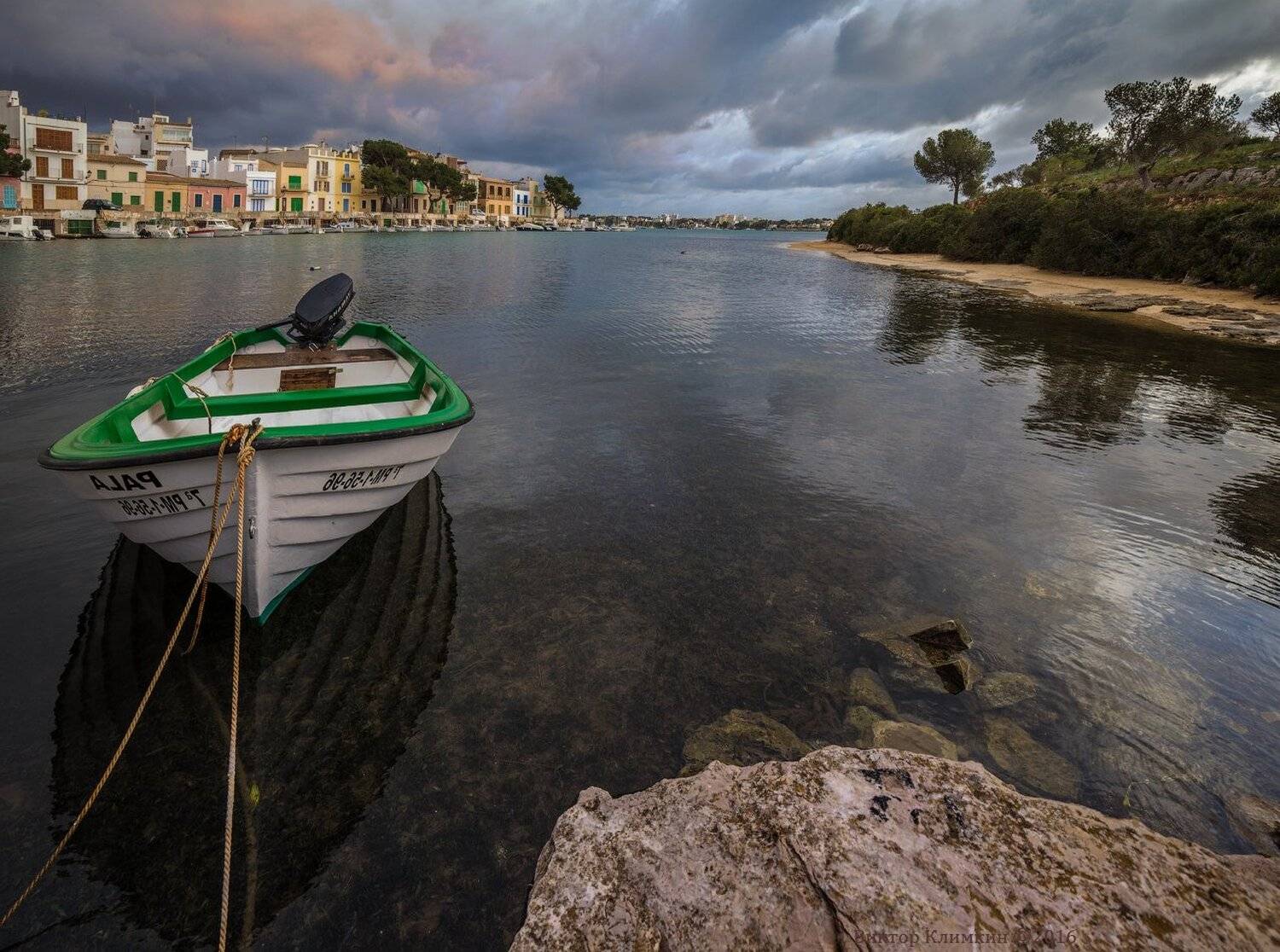 Mallorca, Porto colom, Лодка, Майорка, Море, Порто Колом, Портрет, Виктор Климкин