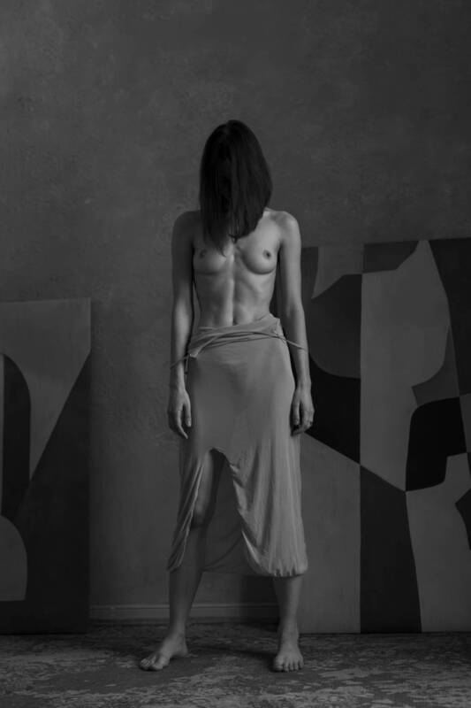 b&w, art, model, girl, nude Irina фото превью