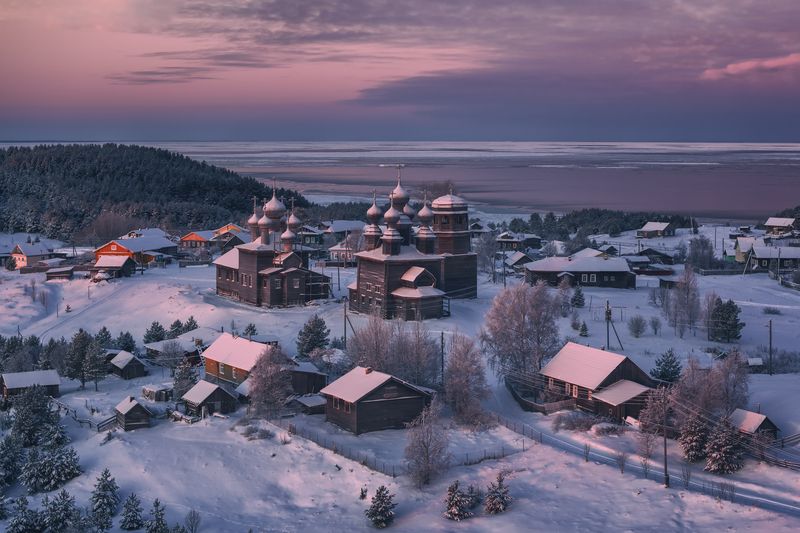 ворзогоры Ворзогоры и замерзающее море... фото превью