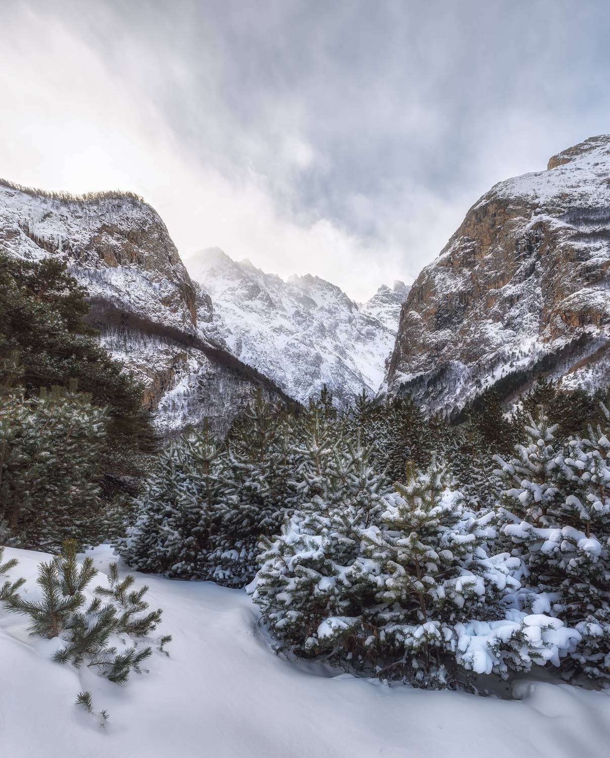 кавказ, кабардино-балкария, кбр, горы, черек, уштулу, черекское ущелье, зима в горах, горы зимой, Zakharov Armen