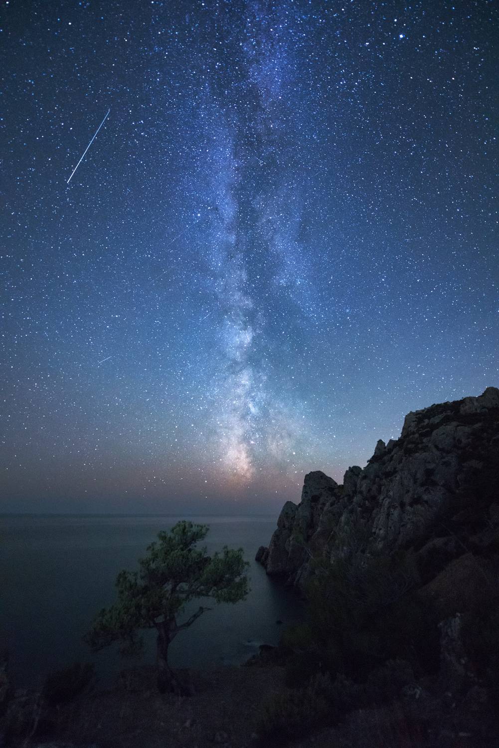 млечный путь, ночь, крым, Олеся Боева