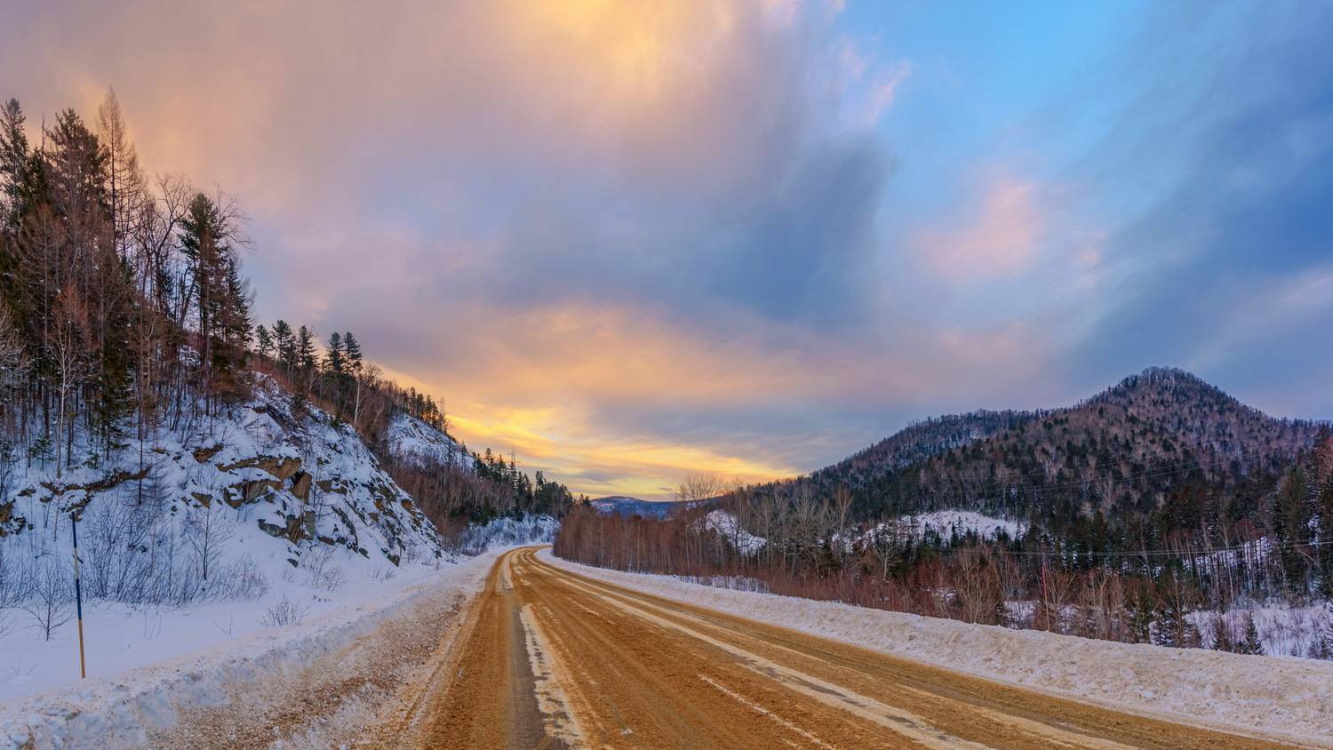 зима, высокогорский перевал,  GeorgyPrimoretz