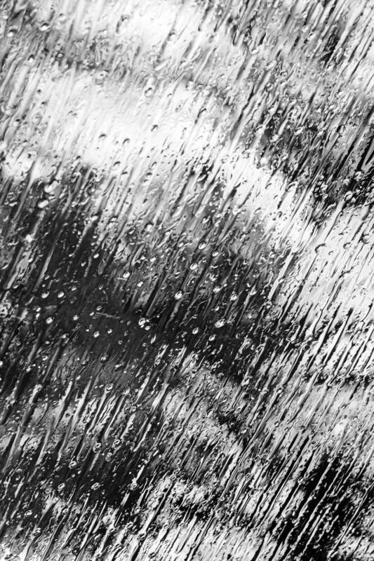 дождь, стекло, капли, зима, улица Дождь стирает контуры... фото превью