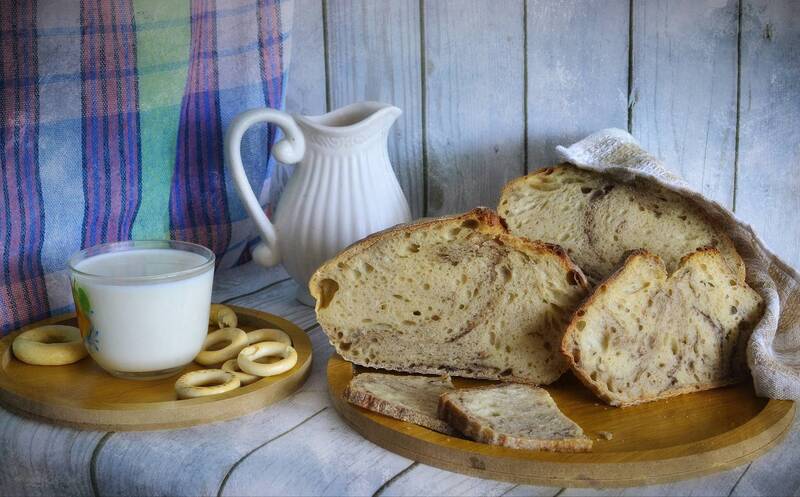натюрморт, композиция, свет, хлеб Хлеб заквасочный фото превью
