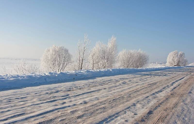 На февральской трассе фото превью