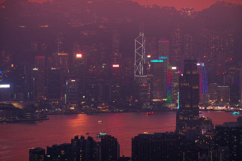 Ночной Гонконг фото превью