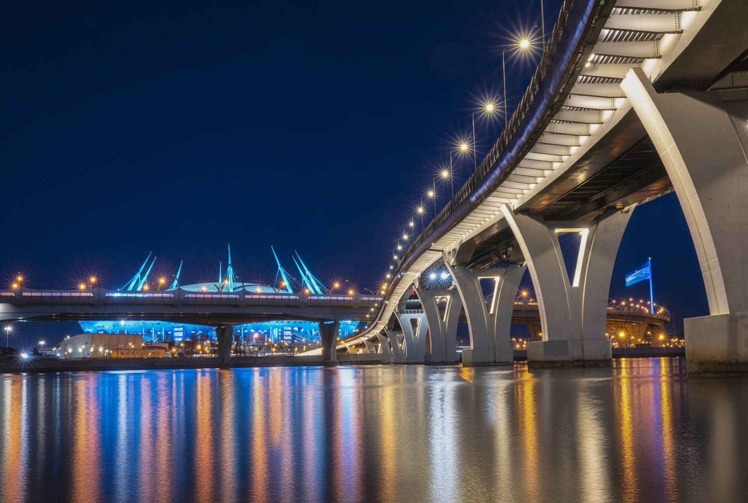 яхтенный мост, санкт-петербург, газпром арена, Дейнекина Галина