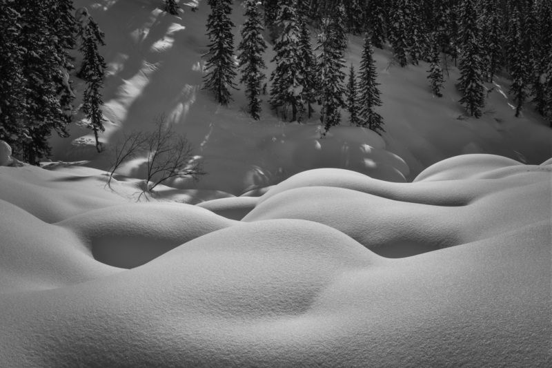 Сугробы волнами фото превью