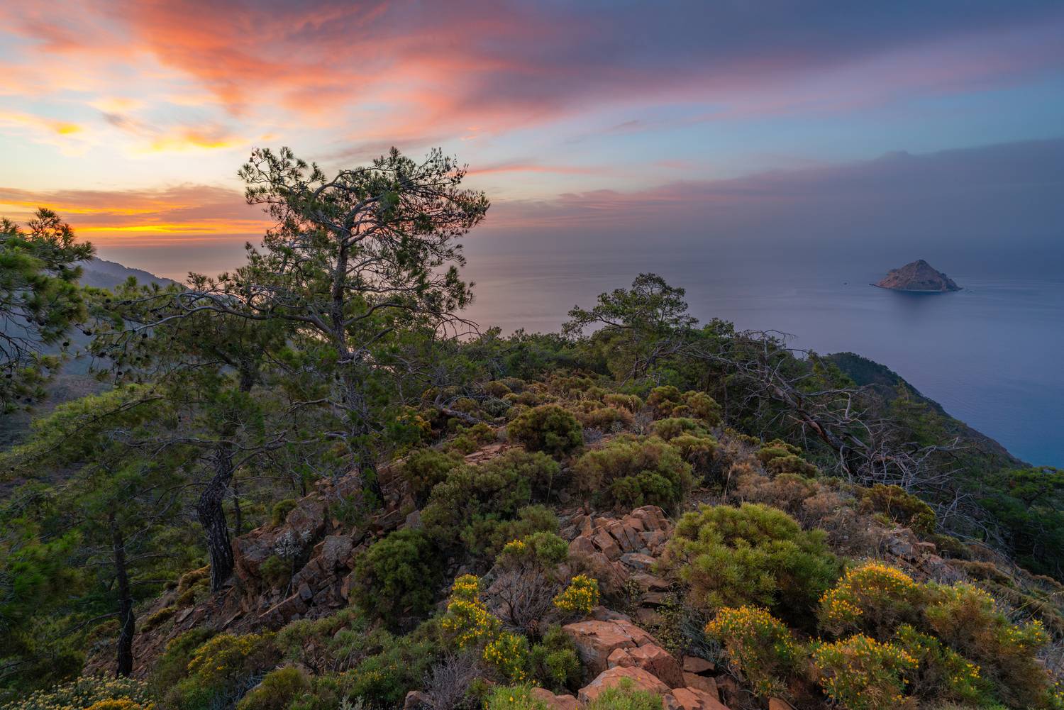 средиземноморье, турция, рассвет, море, Манаков Илья