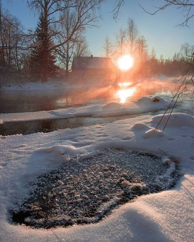 Январское солнце фото превью