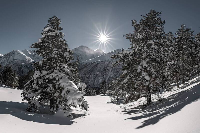кавказ, кабардино-балкария, кбр, горы, приэльбрусье, терскол, солнце, снег, зима в горах, горы зимой Жгучее солнце гор фото превью
