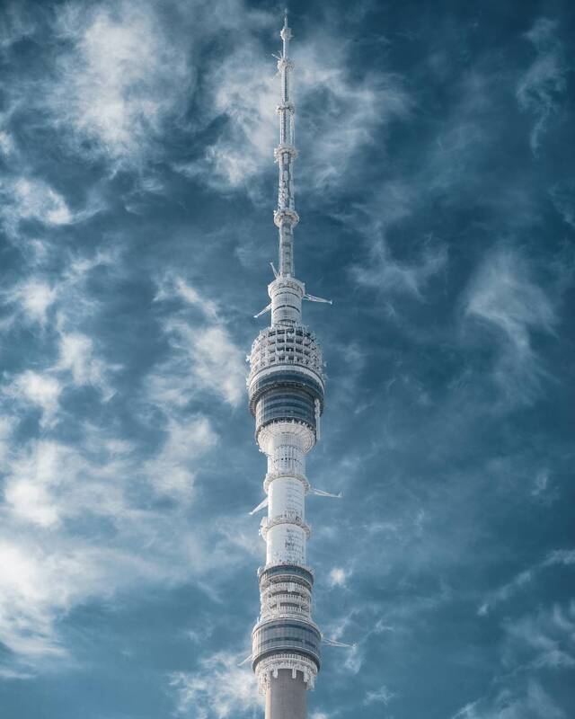 москва, зима, иней, останкинская башня, зима, winter, moscow Заиндевевшая Останкинская телебашня фото превью