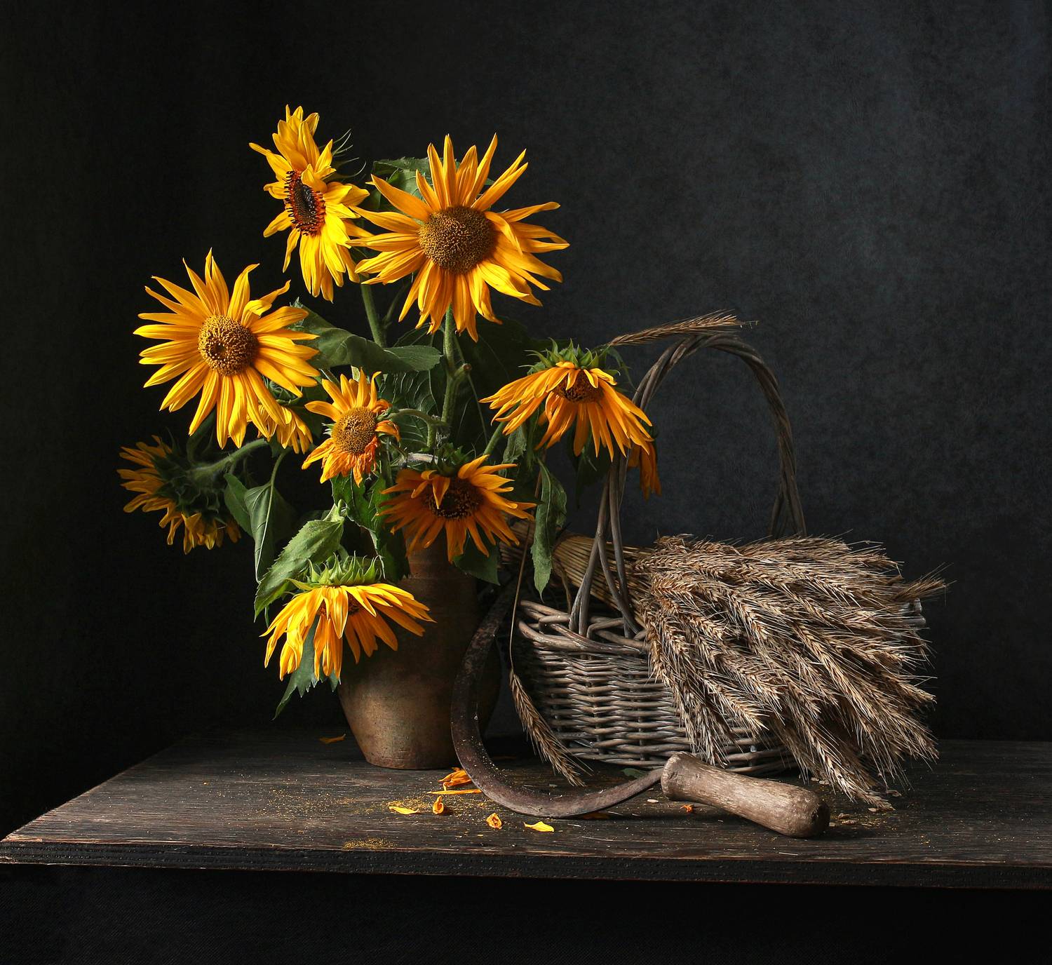 натюрморт, фотонатюрморт, still life, stillifefoto, лето, подсолнухи, ретро_натюрморт, наталья_казанцева, Наталья Казанцева