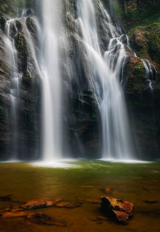 landscape, nature, waterfall Indian Waterfall фото превью