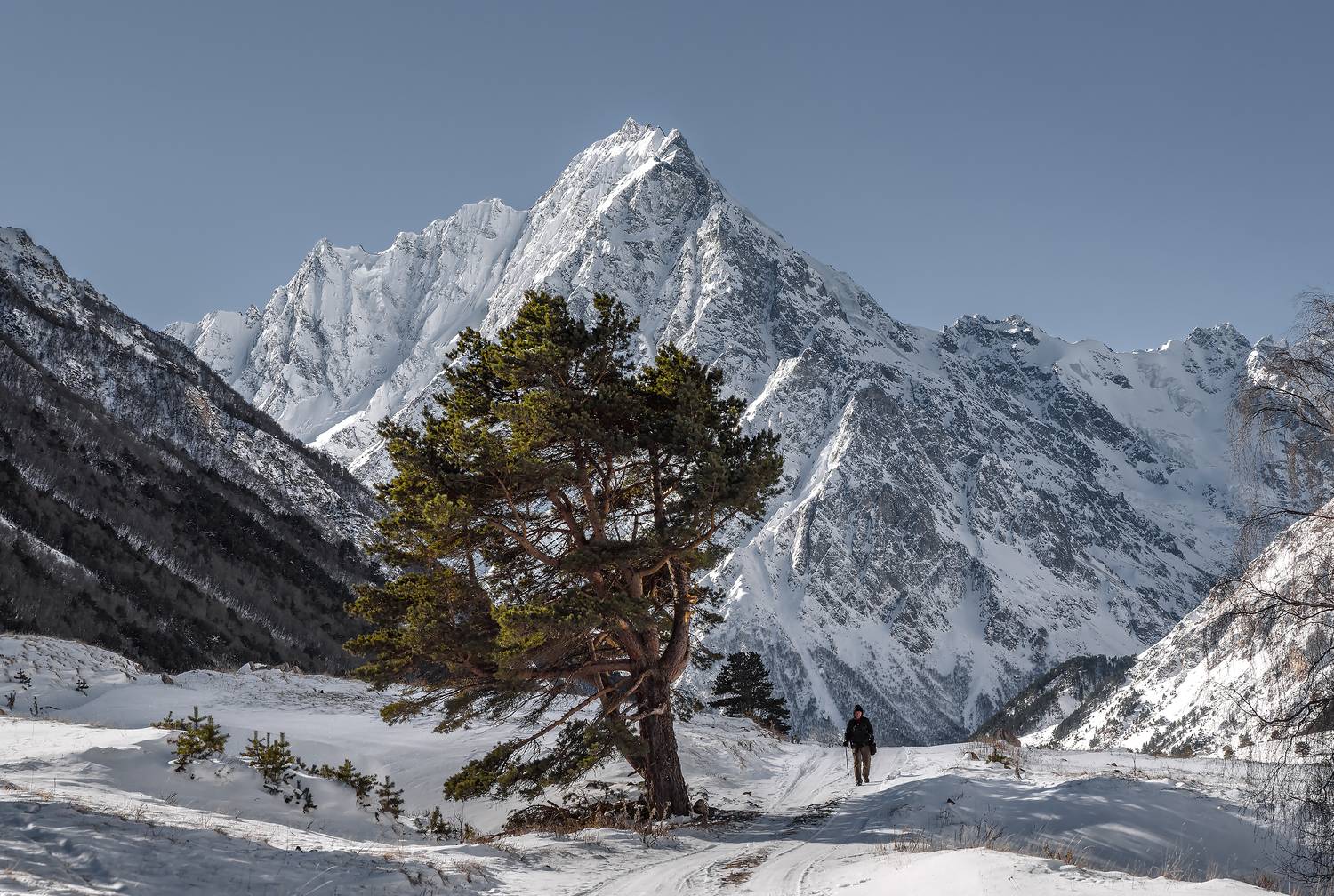 кавказ, горы, кабардино-балкария, кбр, чегем, чегемское ущелье, зима, кавказский хребет, тихтенген, снег, зима в горах, горы зимой, Zakharov Armen