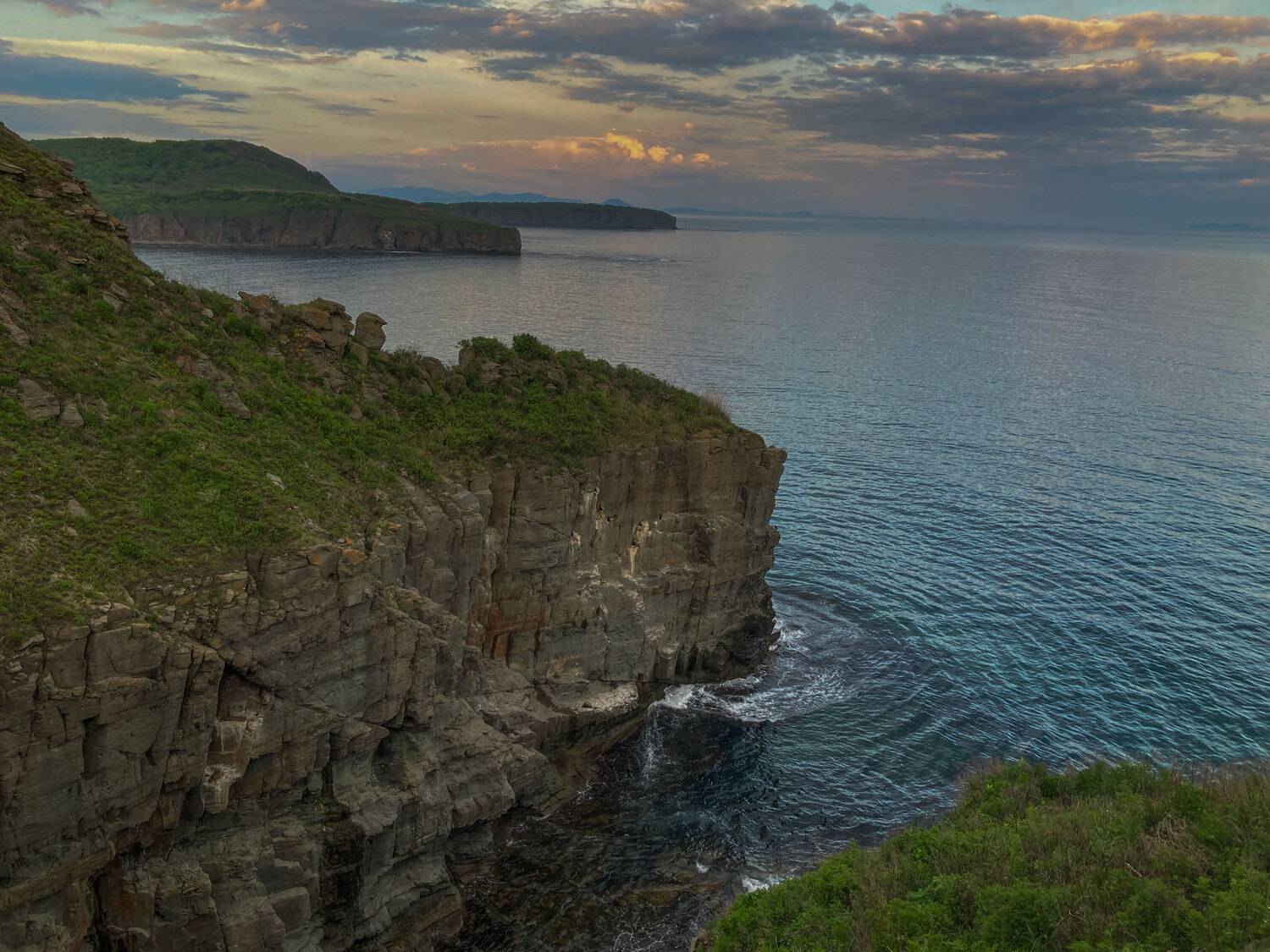 закат, русский остров, приморский край, мыс тобизина, Савчук Сергей