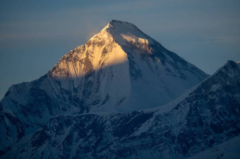 непал, даулагири, дхаулагири, гималаи, горы, рассвет, восход, nepal, dhaulagiri, himalaya, moutain, sunrise, 8000 Даулагири на рассвете фото превью