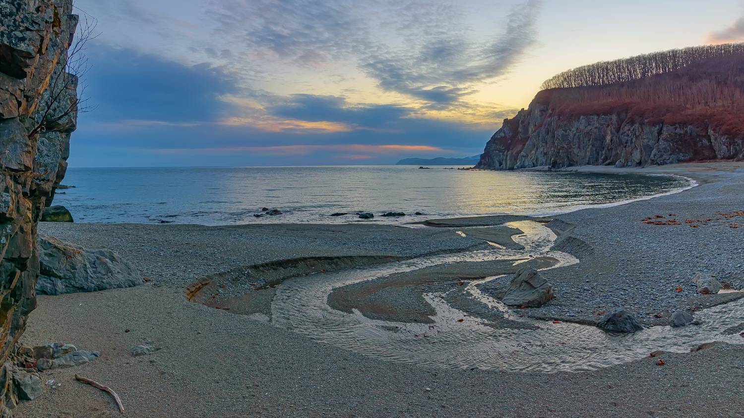 море, вечер, 2лангоу,  GeorgyPrimoretz