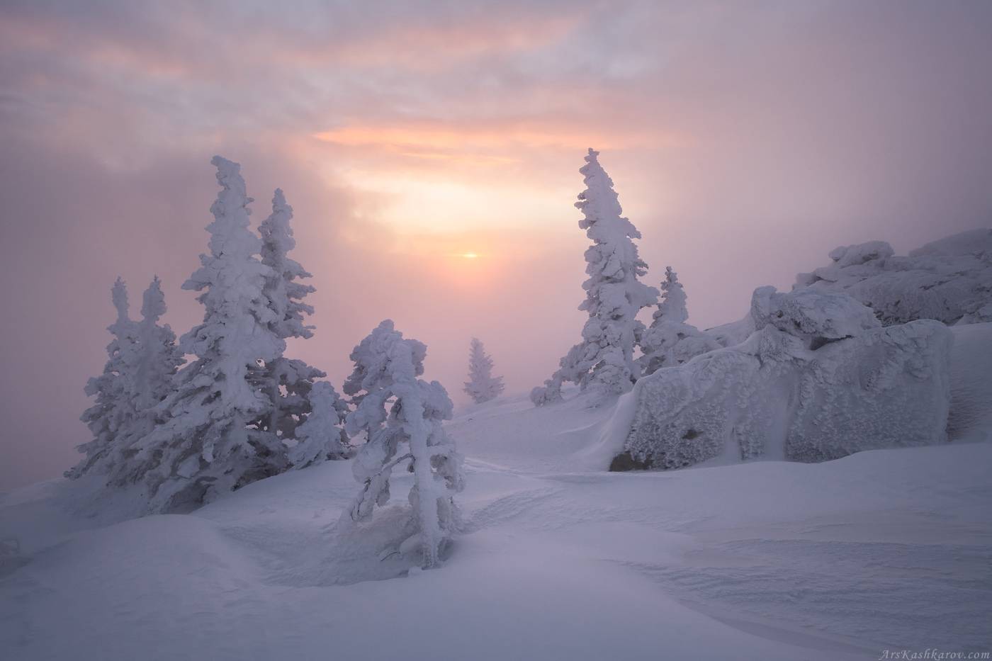 уральские горы, зимний урал, таганай, зимний пейзаж, челябинская область, южный урал, Арсений Кашкаров