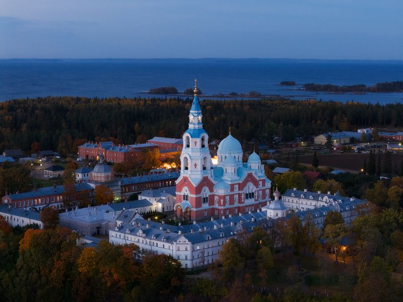 Валаам Собор Преображения Господня в Валаамском монастыре фото превью