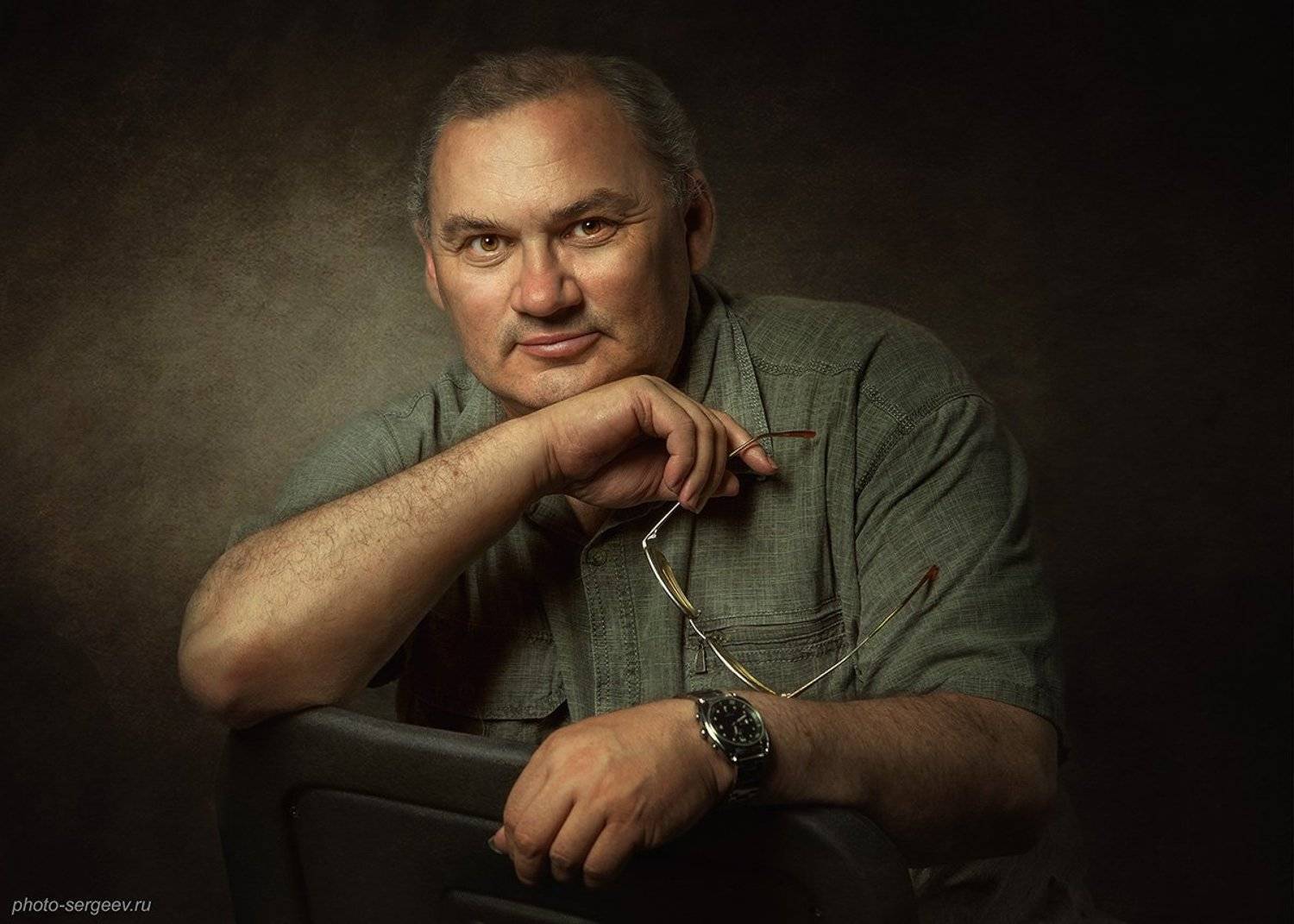 мужской портрет, мужчина, студия, Александр Сергеев