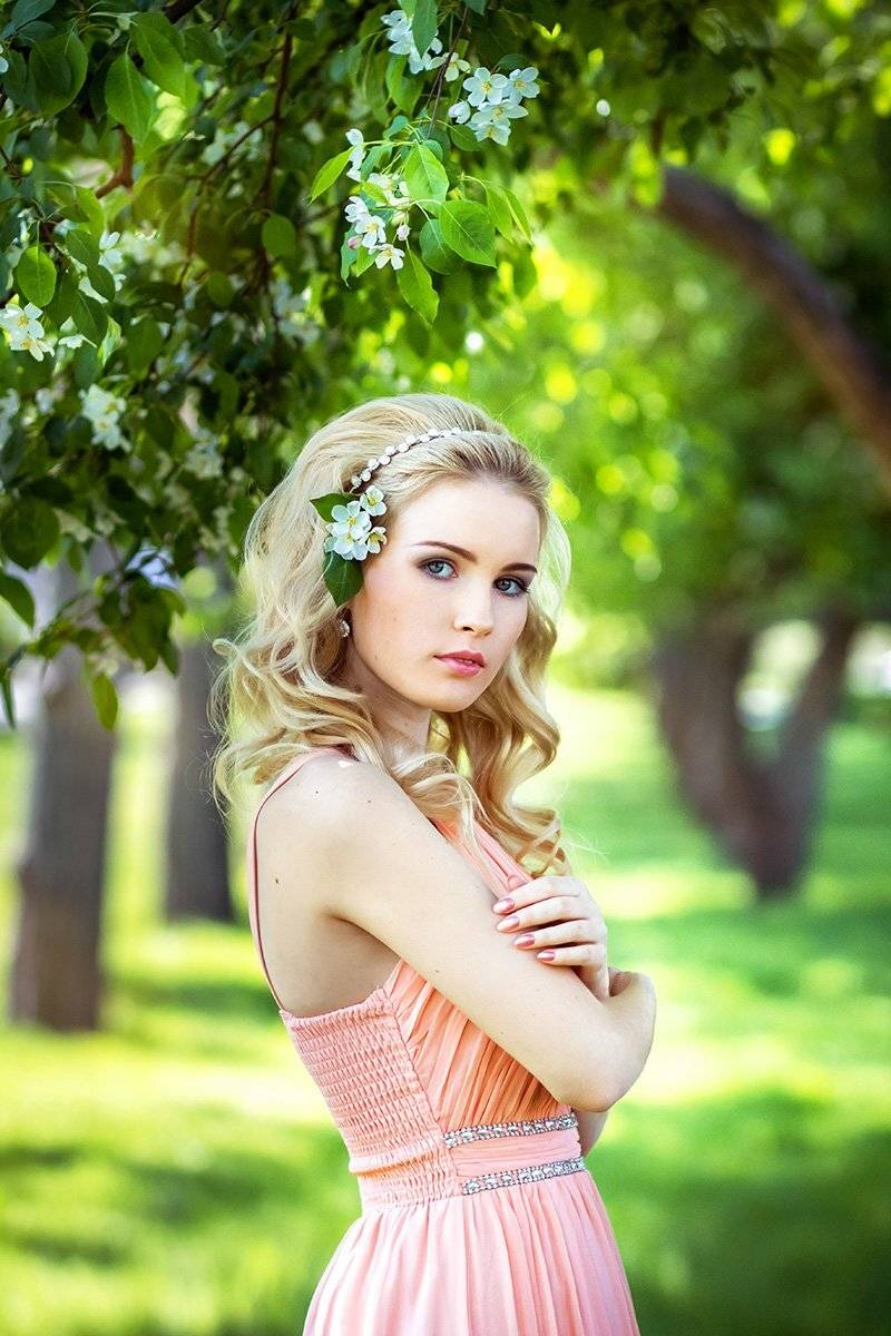 портрет, лето, цветы, portrait, summer, flowers, Антошина Татьяна