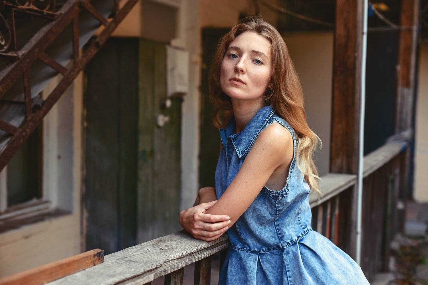 портрет, цвет, взгляд, модель,, Павел Соколов