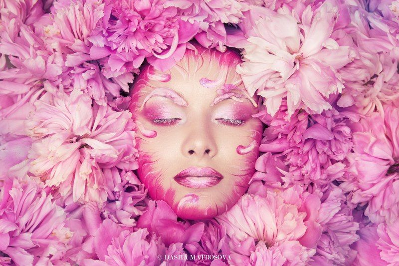 Pink flower фото превью