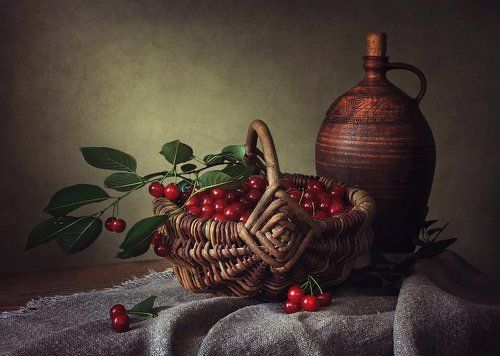 Поспели вишни....