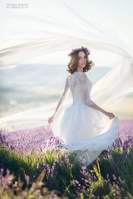 девушка Лавандовая нежность фото превью