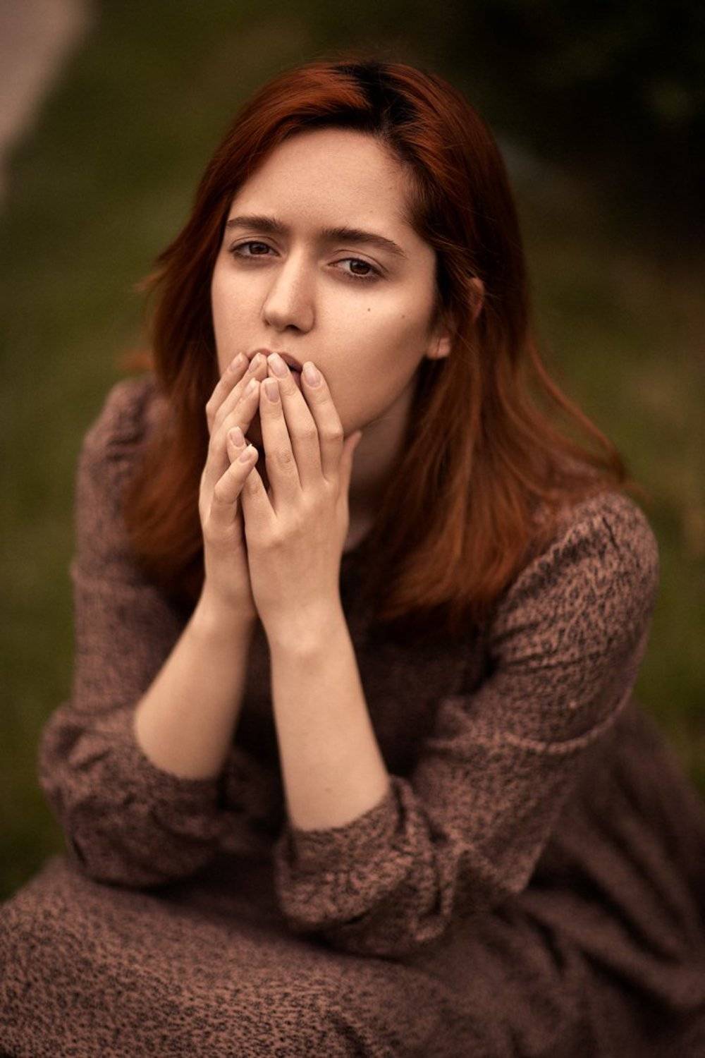 portrait, natural, lighting, retouching, outdoor, iranian, girl, model, pretty, hair, red,, mohammad hossein