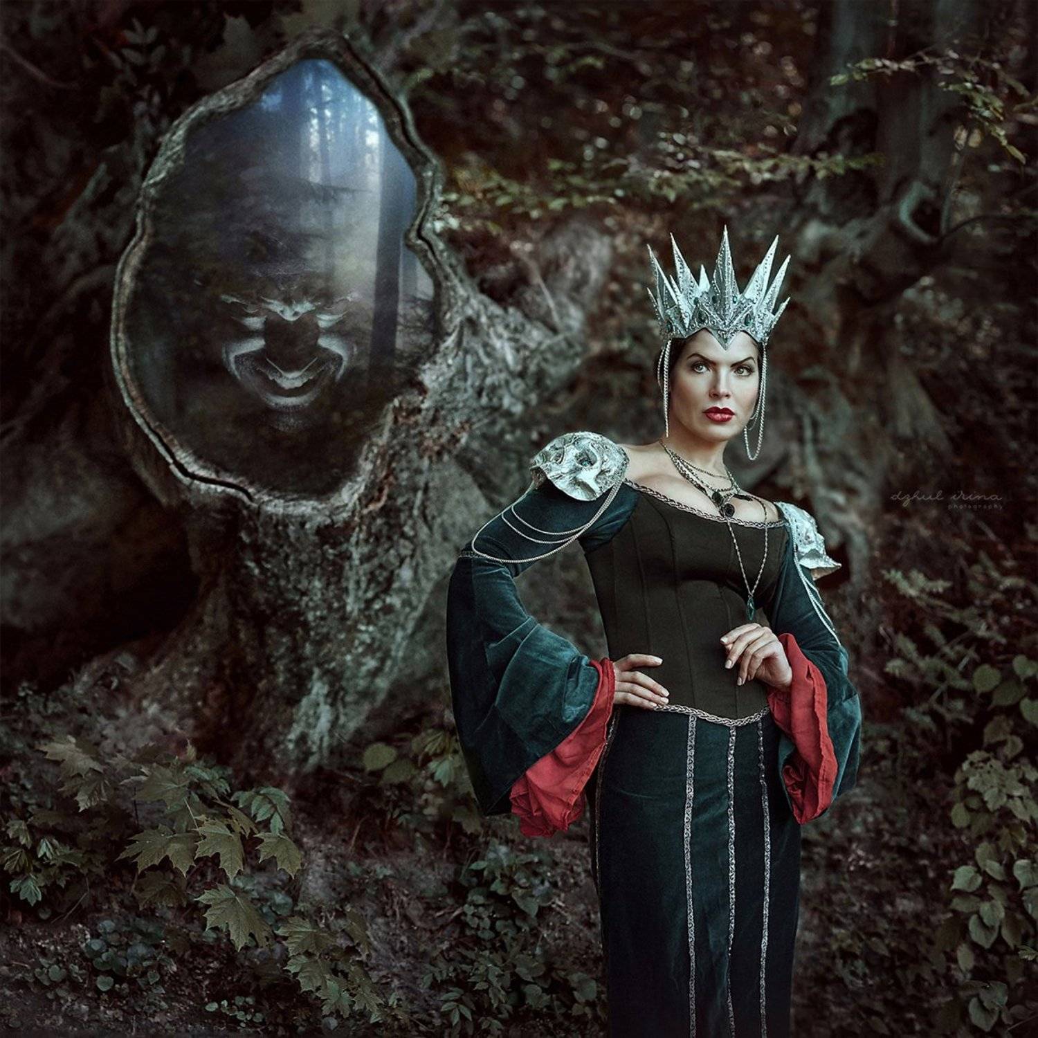 Dzhul irina, Fairy tale, Irinadzhul, Mirror, People, Portrait, Queen, Woman, Ирина Джуль