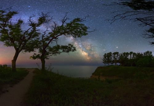 Night near Black Sea