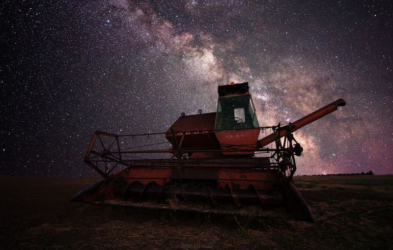 астрофотография, галактика, забытый, звезды, млечный путь Нива Ск5 М-1 фото превью